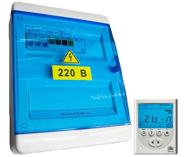 Шкаф управления с водяным нагревателем EASYLINE WS-3/3.0