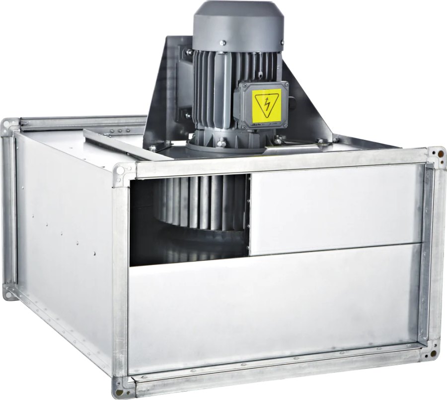 Прямоугольный канальный вентилятор с вперед загнутыми лопатками BSKF-R 250-4 M