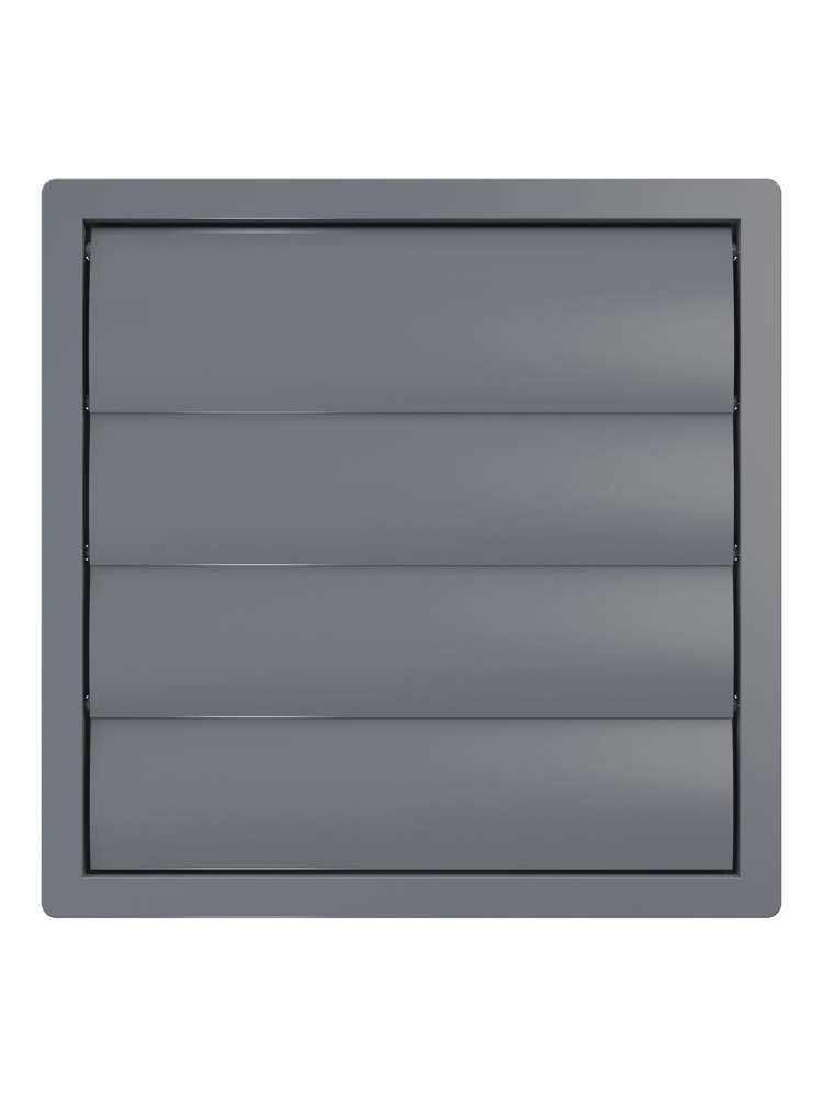 Выход стенной КФ фланец D400 жалюзи 456х456 ASA Gray ERA STREETLINE
