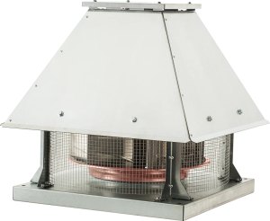 Взрывозащищённый крышный центробежный вентилятор с горизонтальным выбросом BRCF-EX 400 T