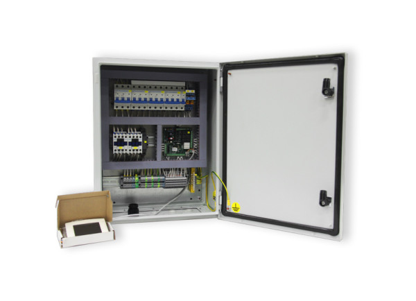 Щит управления с выносным пультом DMXGT/11кВт/V/Fi/HW/CW/CF/HE.4х26кВт/M-IP65