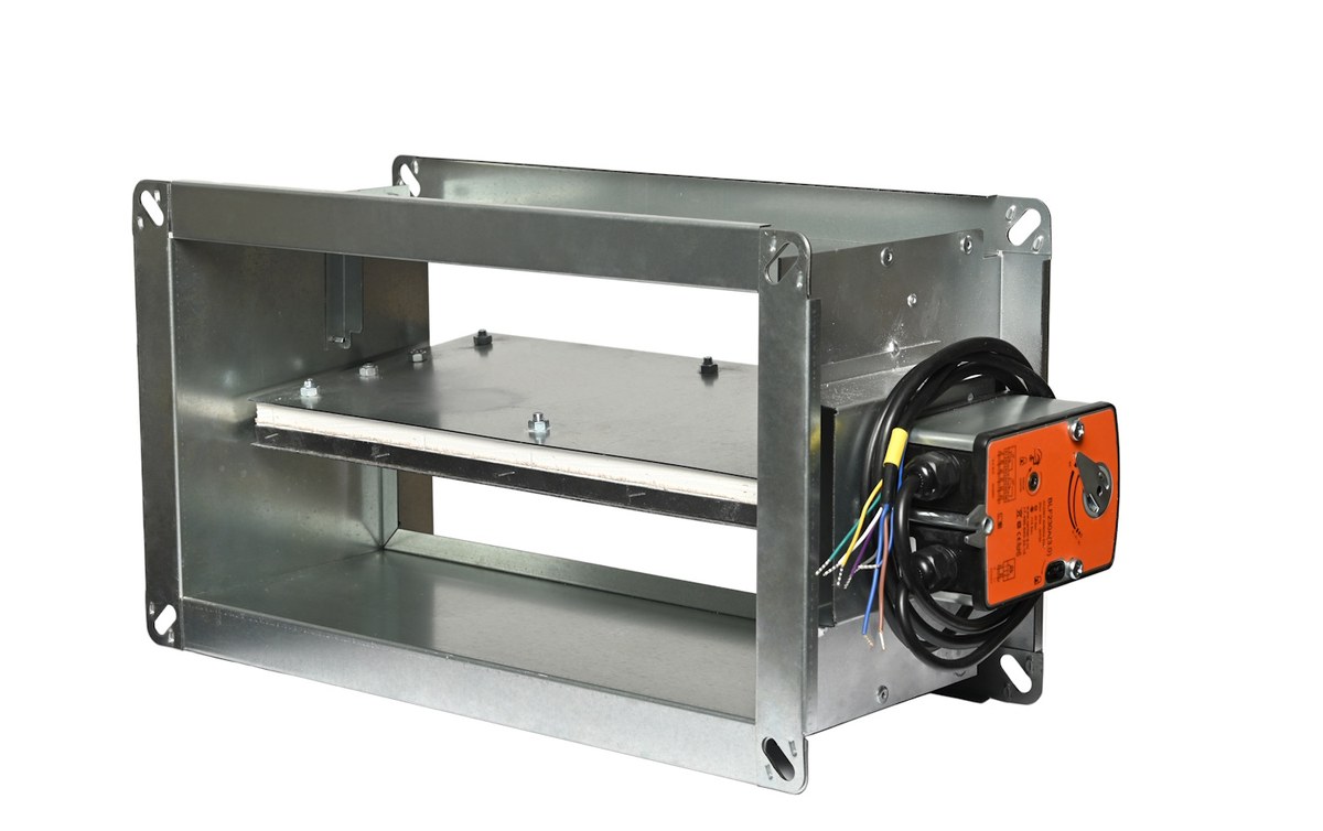 Клапан противопожарный ВЕЛЕС ОЗП EI 90 НЗ LES(220) 500×500 канальный