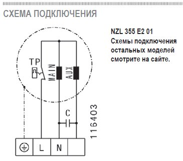 NZL-200 E2 01 вентилятор канальный — Схемы монтажа